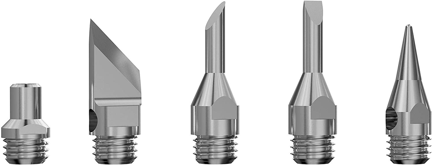 LEXIVON Genuine Butane Torch Soldering Iron Tips | 5-Piece set, Compatible with LX-770 and LX-771 Models (LX-TIP-D)