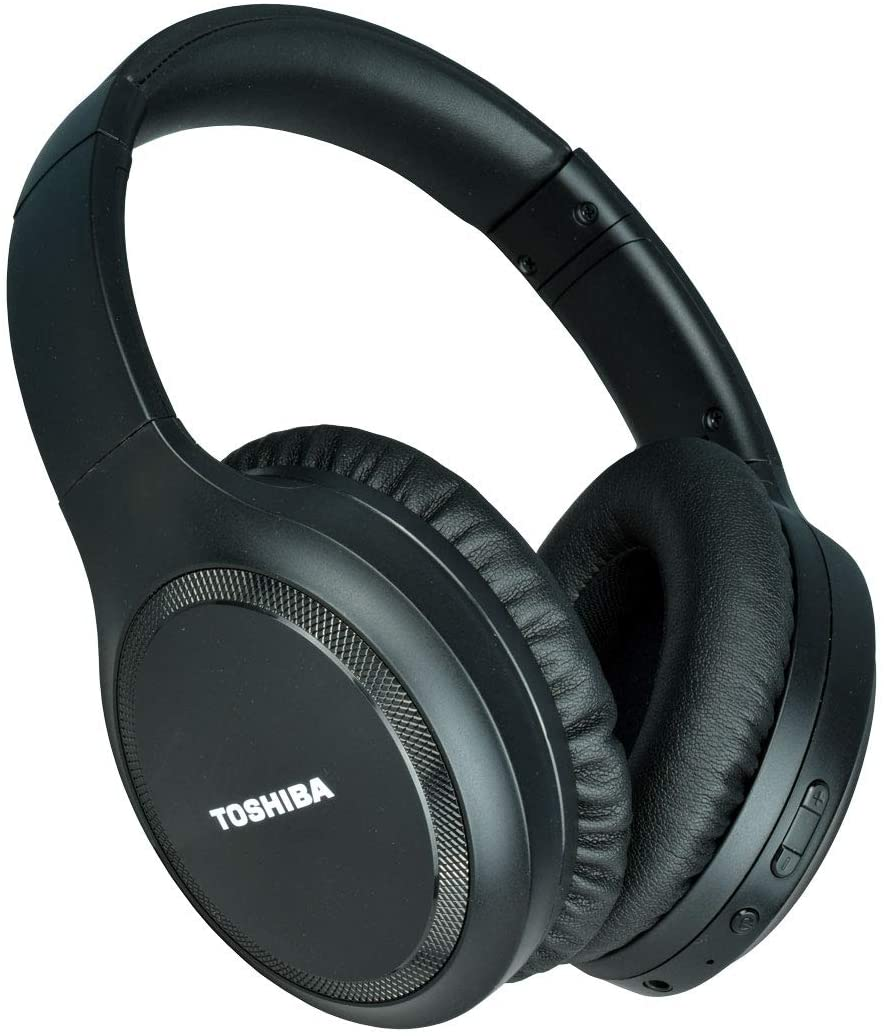 Toshiba Wireless Over-Ear Bluetooth Noise-Cancelling Headphones (RZE-BT1200H)