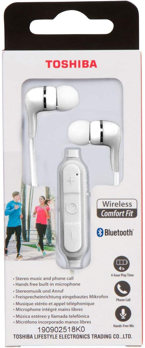 Toshiba Wireless Bluetooth Earbuds (RZE-BT312E)