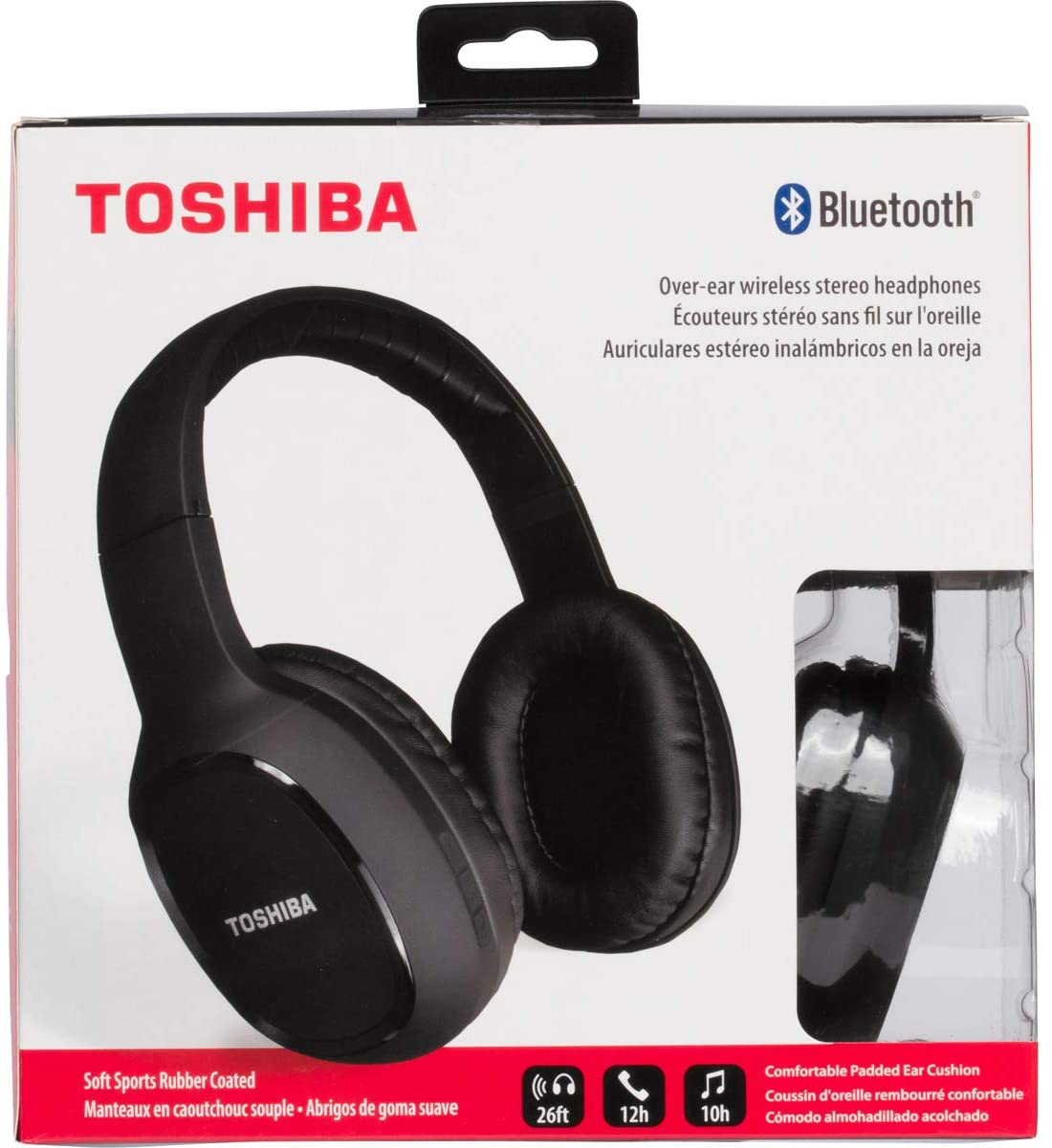 Toshiba Wireless Over-Ear Bluetooth Headphones (RZE-BT160HK)