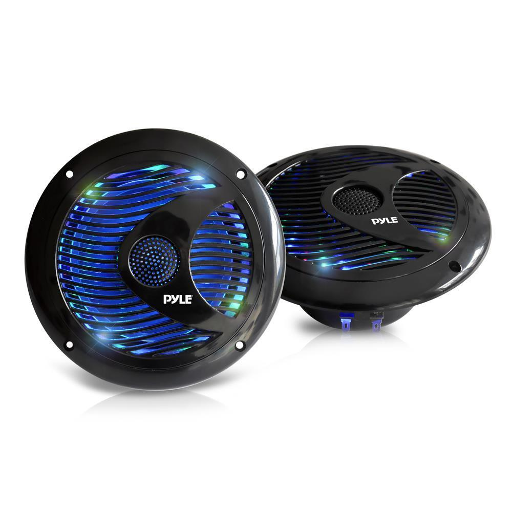 Pyle 6.5'' Waterproof Audio Marine Grade Dual Speakers (PLMR6LEB)