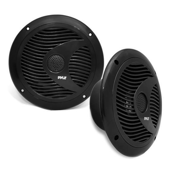 Pyle 6.5'' Waterproof Audio Marine Grade Dual Speakers (PLMR6LEB)