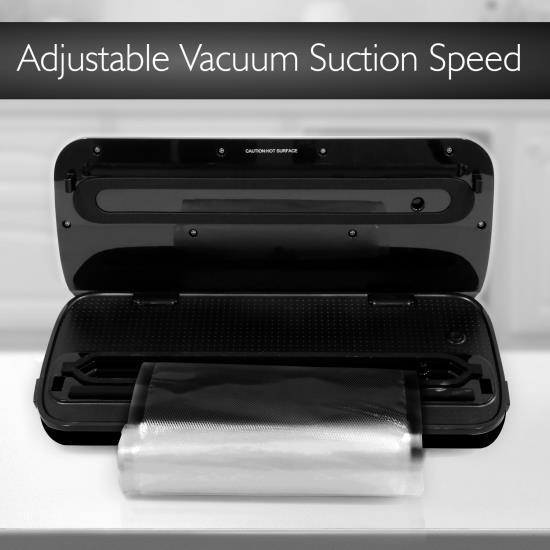 Automatic Vacuum Sealer System - Electric Air Sealing Food Preserver with Stainless Steel Housing