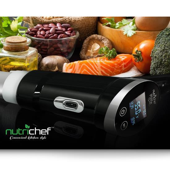 NutriChef Sous-Vide Immersion Circulator Cooker (Gray) (PKPC120SL)