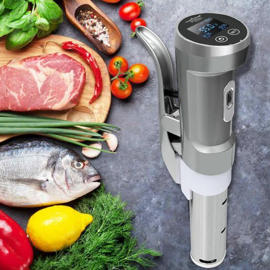 NutriChef Sous-Vide Immersion Circulator Cooker (Gray) (PKPC120SL)