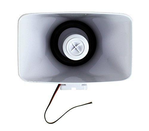 Indoor / Outdoor PA Horn Speaker - 8” Portable PA Speaker with 8 Ohms Impedance & 65 Watts Peak Power - Mounting Bracket & Hardware Included - Pyle PHSP5