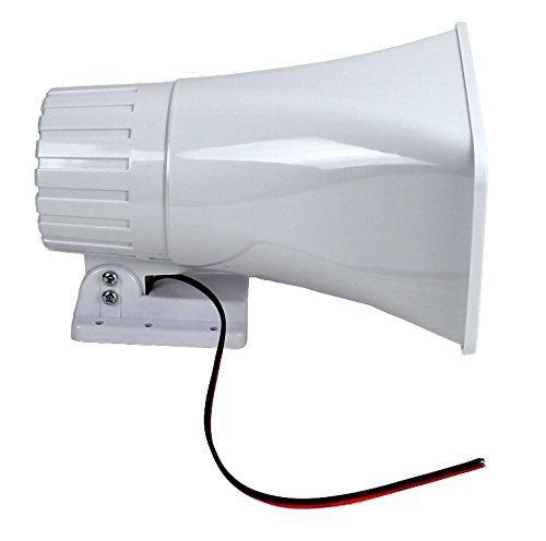 Indoor / Outdoor PA Horn Speaker - 8” Portable PA Speaker with 8 Ohms Impedance & 65 Watts Peak Power - Mounting Bracket & Hardware Included - Pyle PHSP5