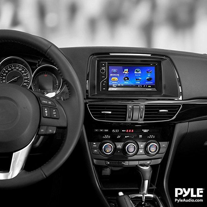 Pyle Bluetooth Car Receiver System, 6.5'' HD Touchscreen, AM FM Radio, (PLDN63BT)