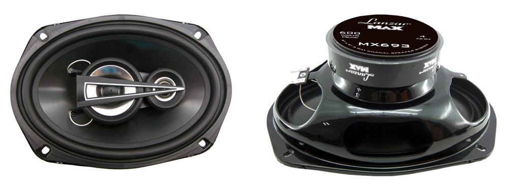 6" x 9" 600 Watts 3 Way Triaxial Speakers