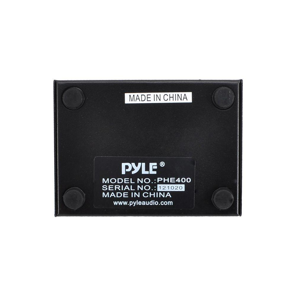 Pyle Compact 2-Ch. AC Hum Eliminator Box, TRS / XLR - 60Hz (PHE400)