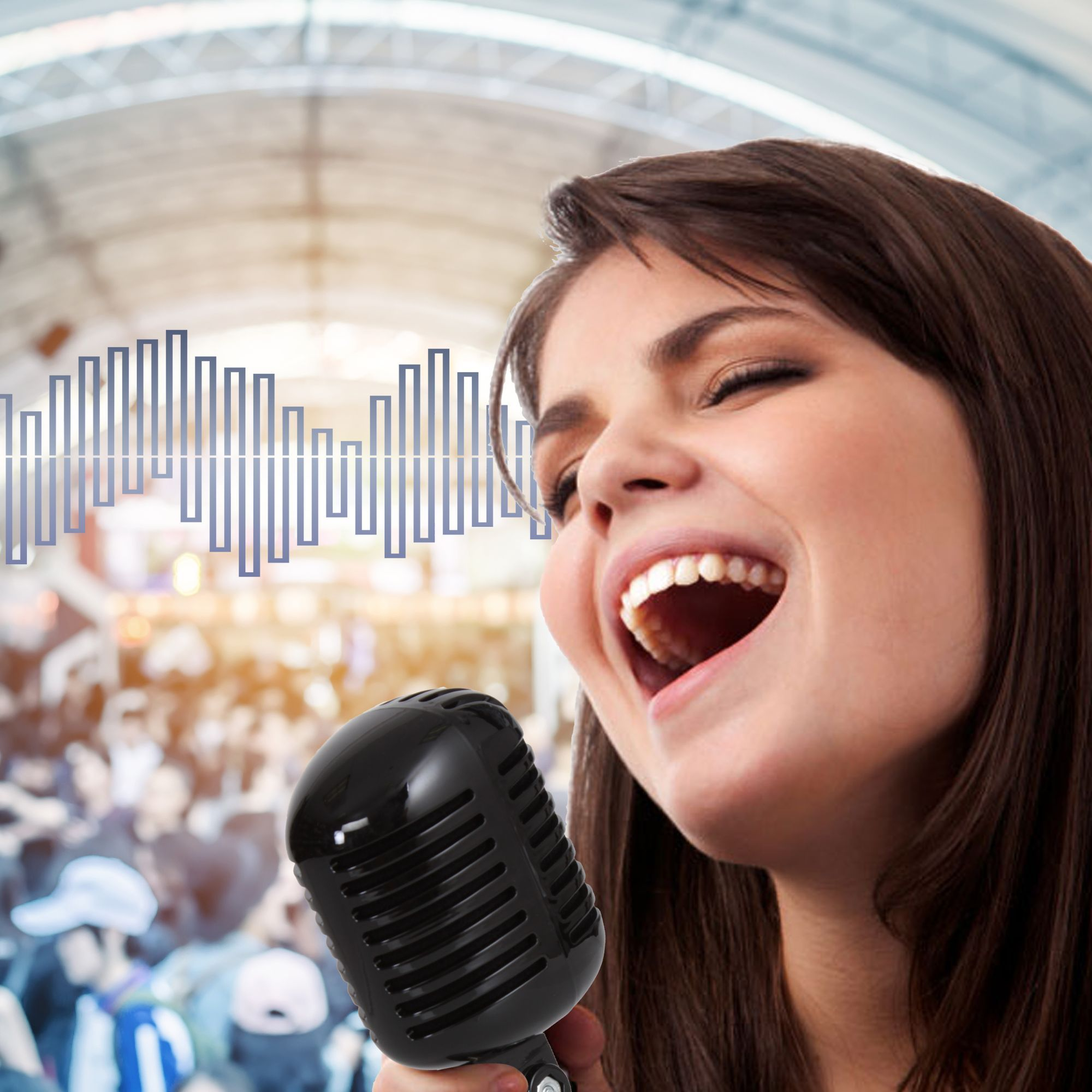 Pyle Retro-Style Dynamic Vocal Microphone with XLR Cable and Adjustable Stand – Ideal for Live Performances and Recording