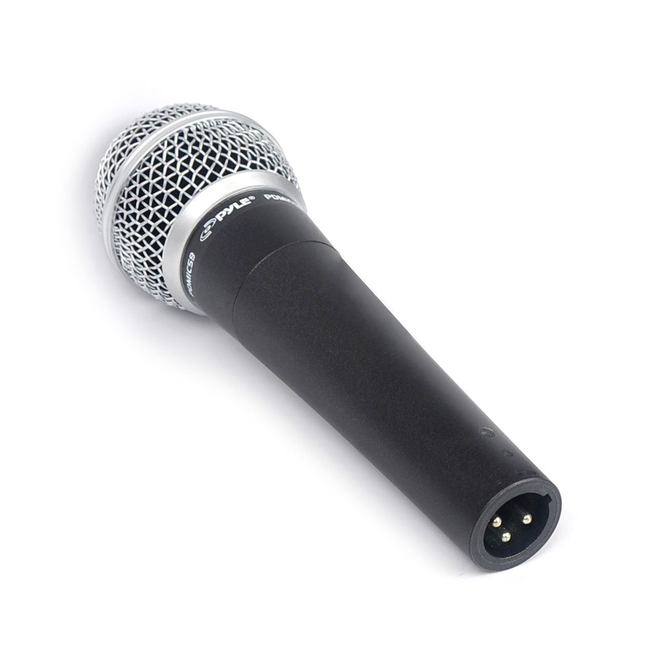 Pyle-Pro Professional Moving Coil Dynamic Cardioid Unidirectional Vocal Handheld Microphone Includes 15ft XLR Audio Cable to 1/4'' Audio Connection (PDMIC58)