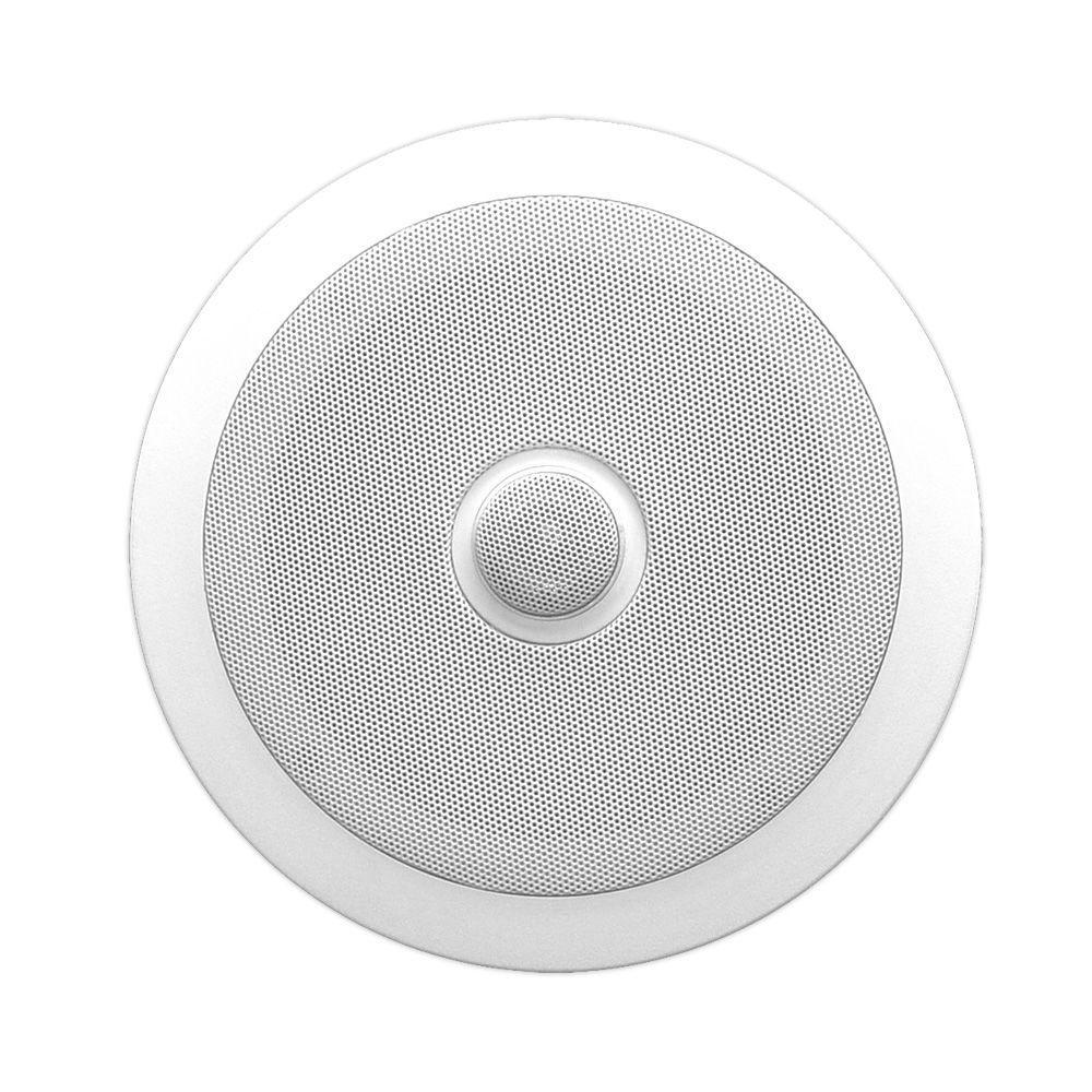 Pyle- 6.5” Ceiling Wall Mount Speakers - Pair of 2-Way Midbass Woofer Speaker w/65Hz-22kHz Frequency Response & 250W Peak (PDIC60T)