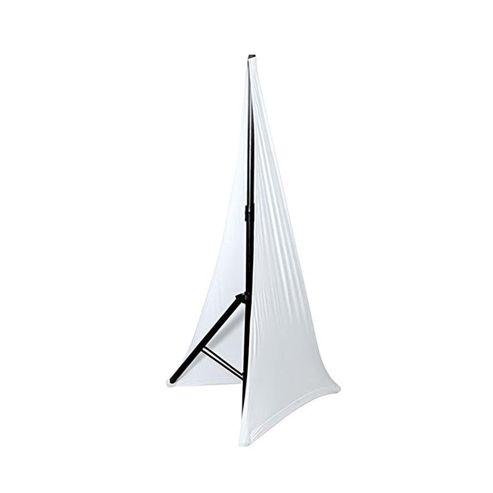 Pyle PSCRIMW2 DJ Speaker / Light Stand Scrim, Universal Compatibility & Mountable, for Tripod Stands, 2 Sided (White)