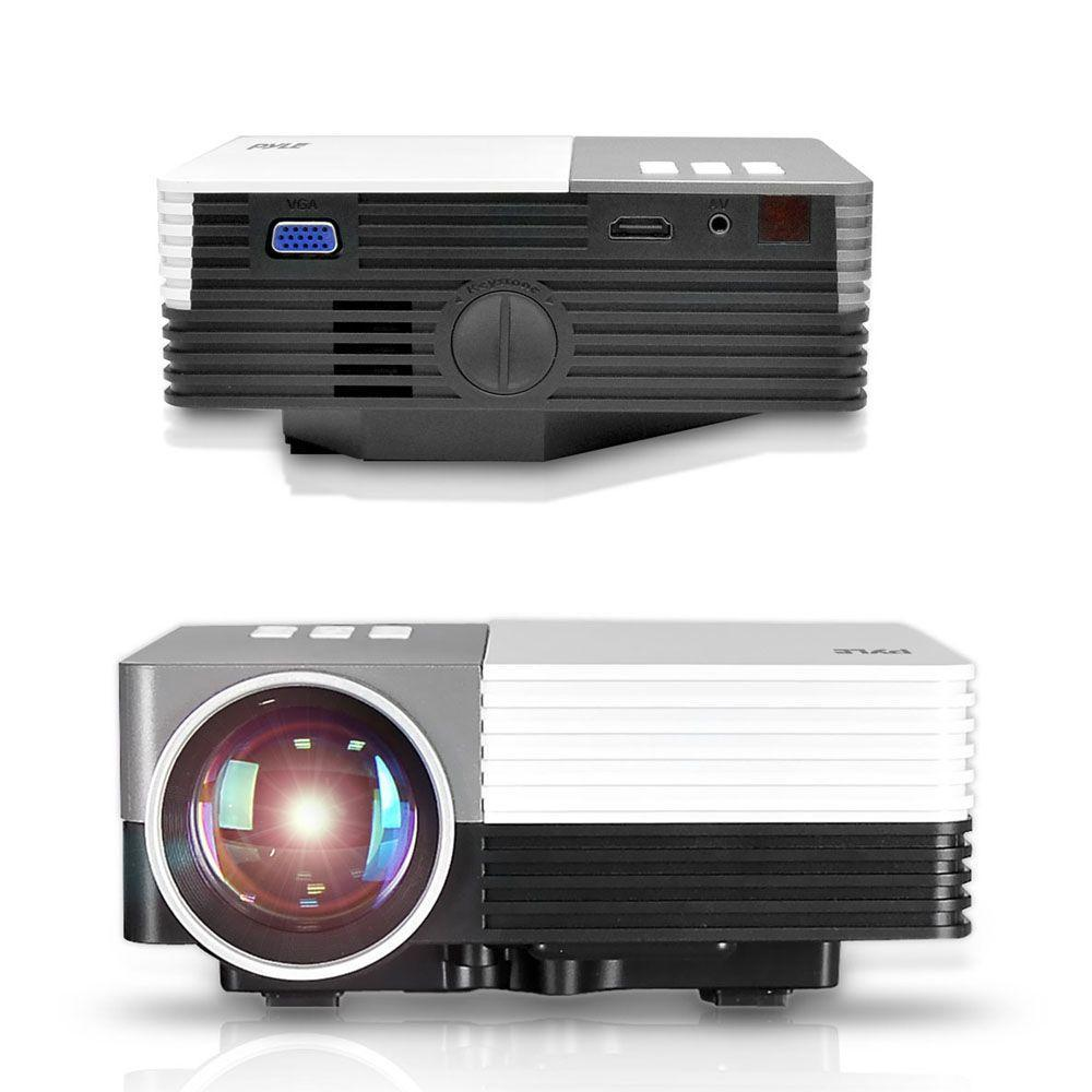 Digital Multimedia Projector, HD 1080p Support, Up to 120'' inch Display, USB/SD/HDMI (Mac & PC Compatible)