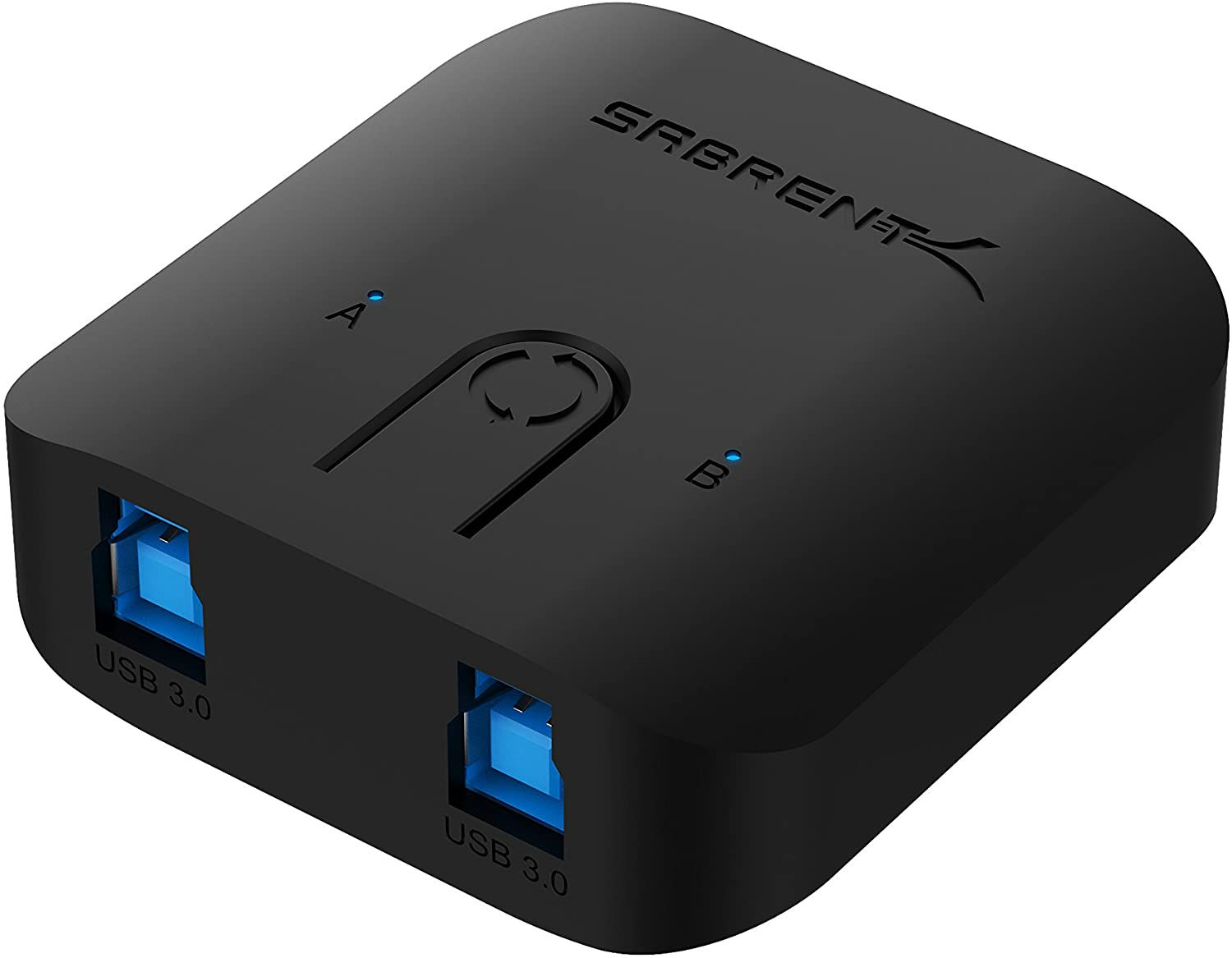 SABRENT USB 3.0 Sharing Switch for Multiple Computers and Peripherals LED Device Indicators (USB-SW30)