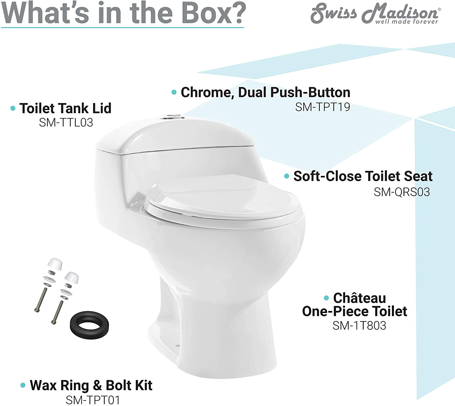 Chateau One-Piece Elongated Toilet Dual-Flush 1.1/1.6 gpf