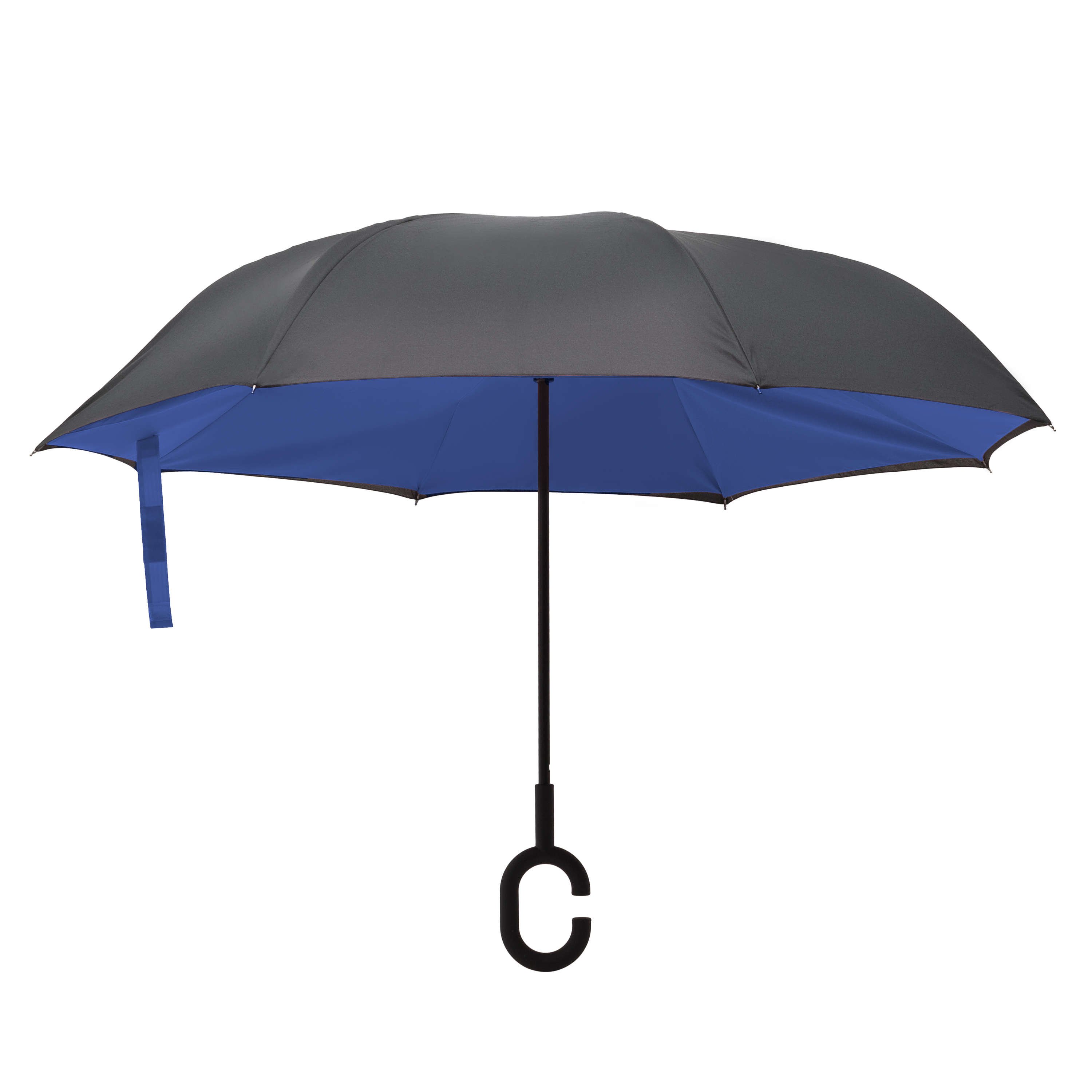 Rainz Inverted Umbrella, Reversible and Windproof, Water Repelent, Invert Folding, C-Shaped Handle