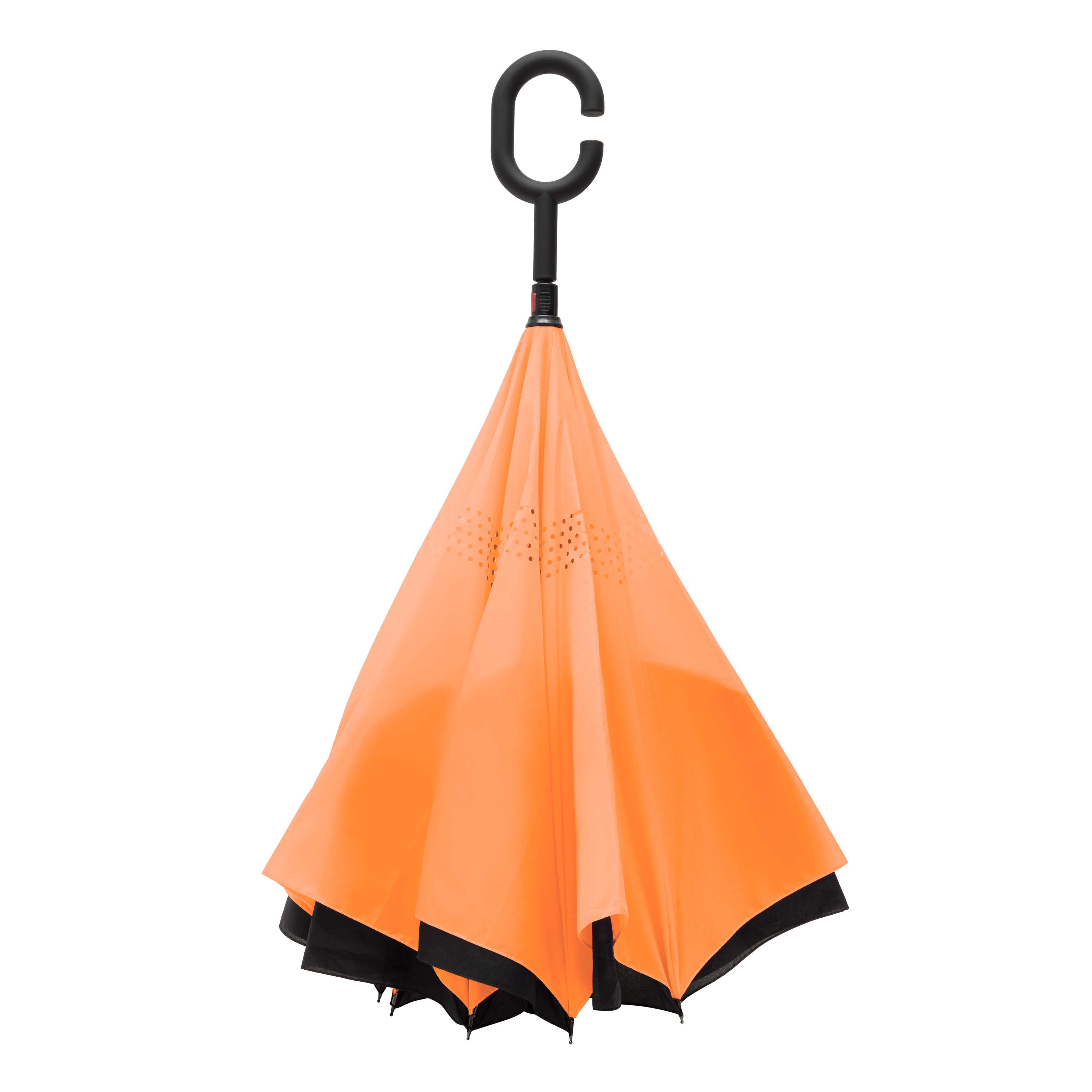 Rainz Inverted Umbrella, Reversible and Windproof, Water Repelent, Invert Folding, C-Shaped Handle