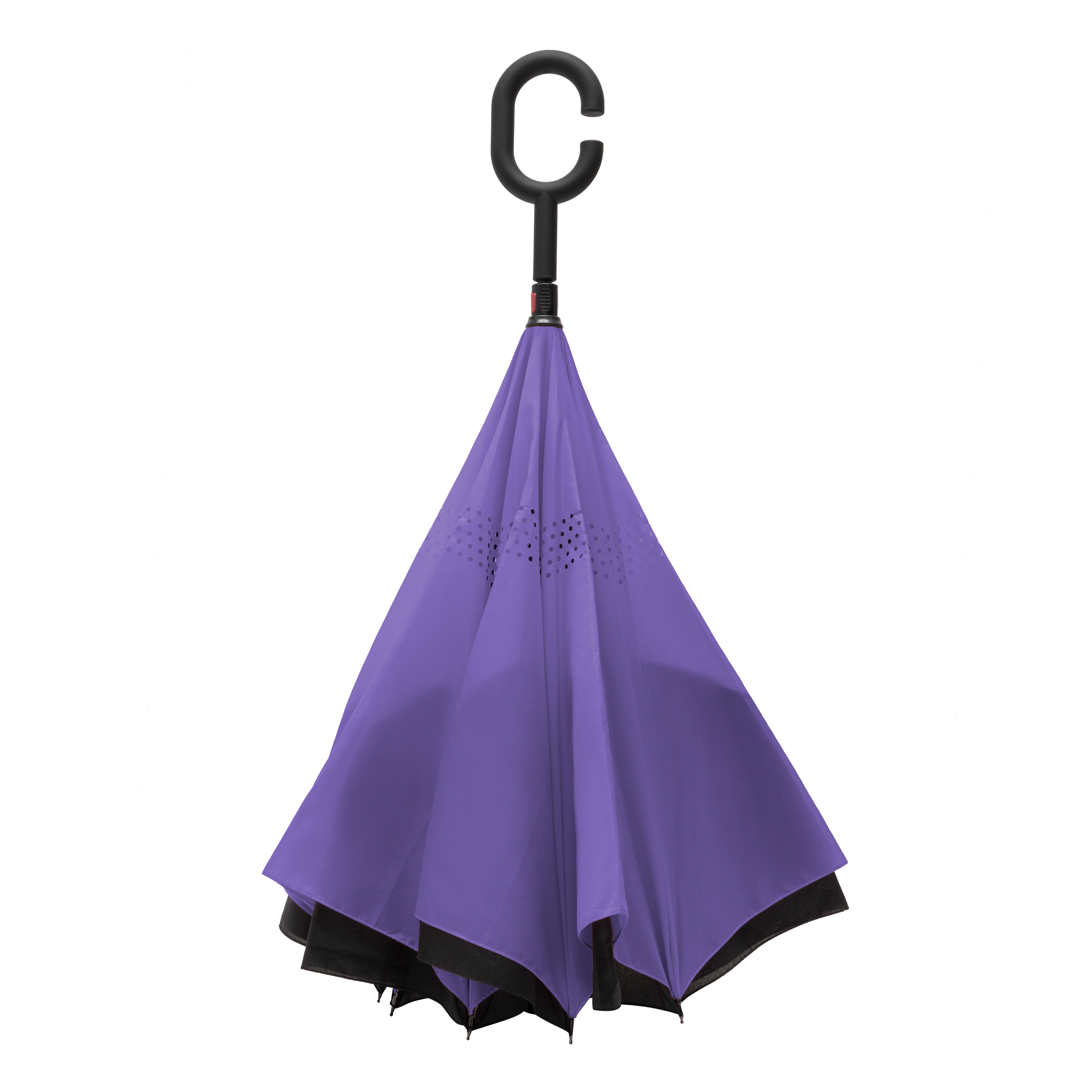 Rainz Inverted Umbrella, Reversible and Windproof, Water Repelent, Invert Folding, C-Shaped Handle