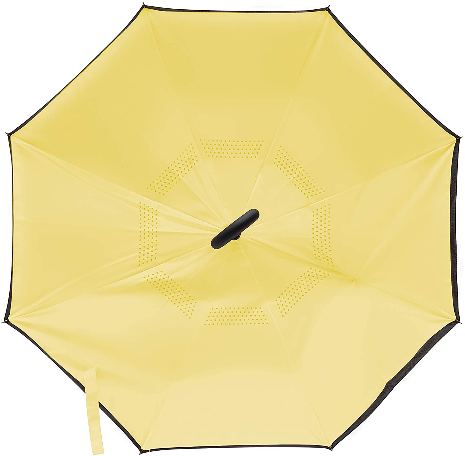 Rainz Inverted Umbrella, Reversible and Windproof, Water Repelent, Invert Folding, C-Shaped Handle