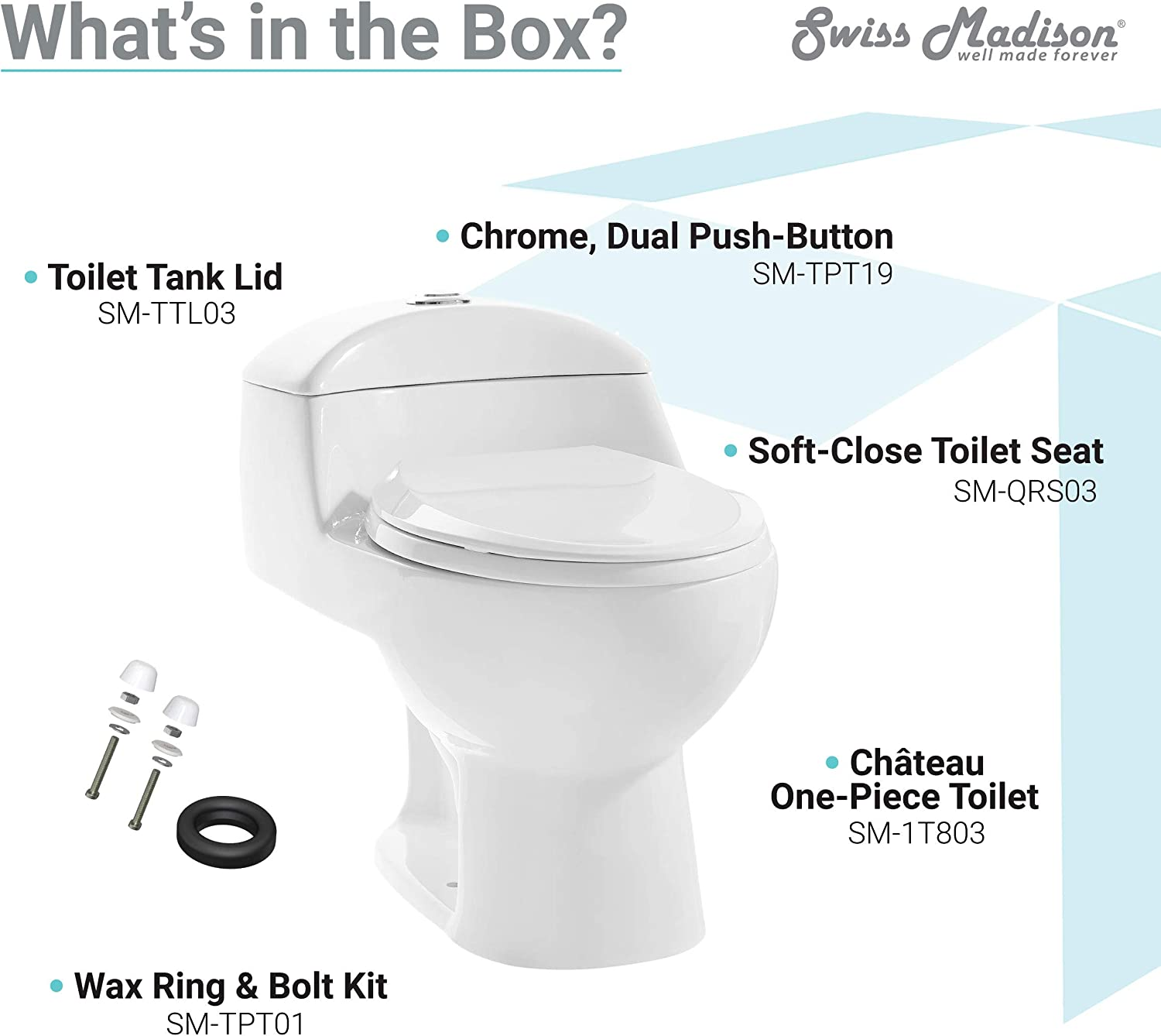 Chateau One-Piece Elongated Toilet Dual-Flush 1.1/1.6 gpf