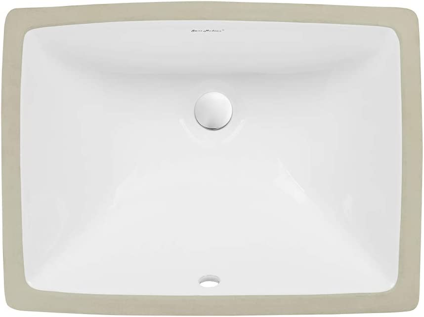 Plaisir 18.5 Rectangular Under-Mount Bathroom Sink