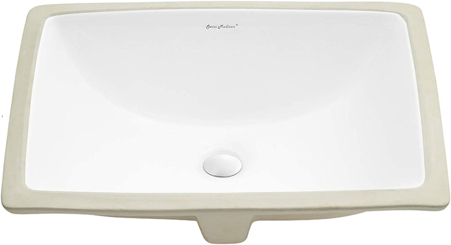 Plaisir 18.5 Rectangular Under-Mount Bathroom Sink