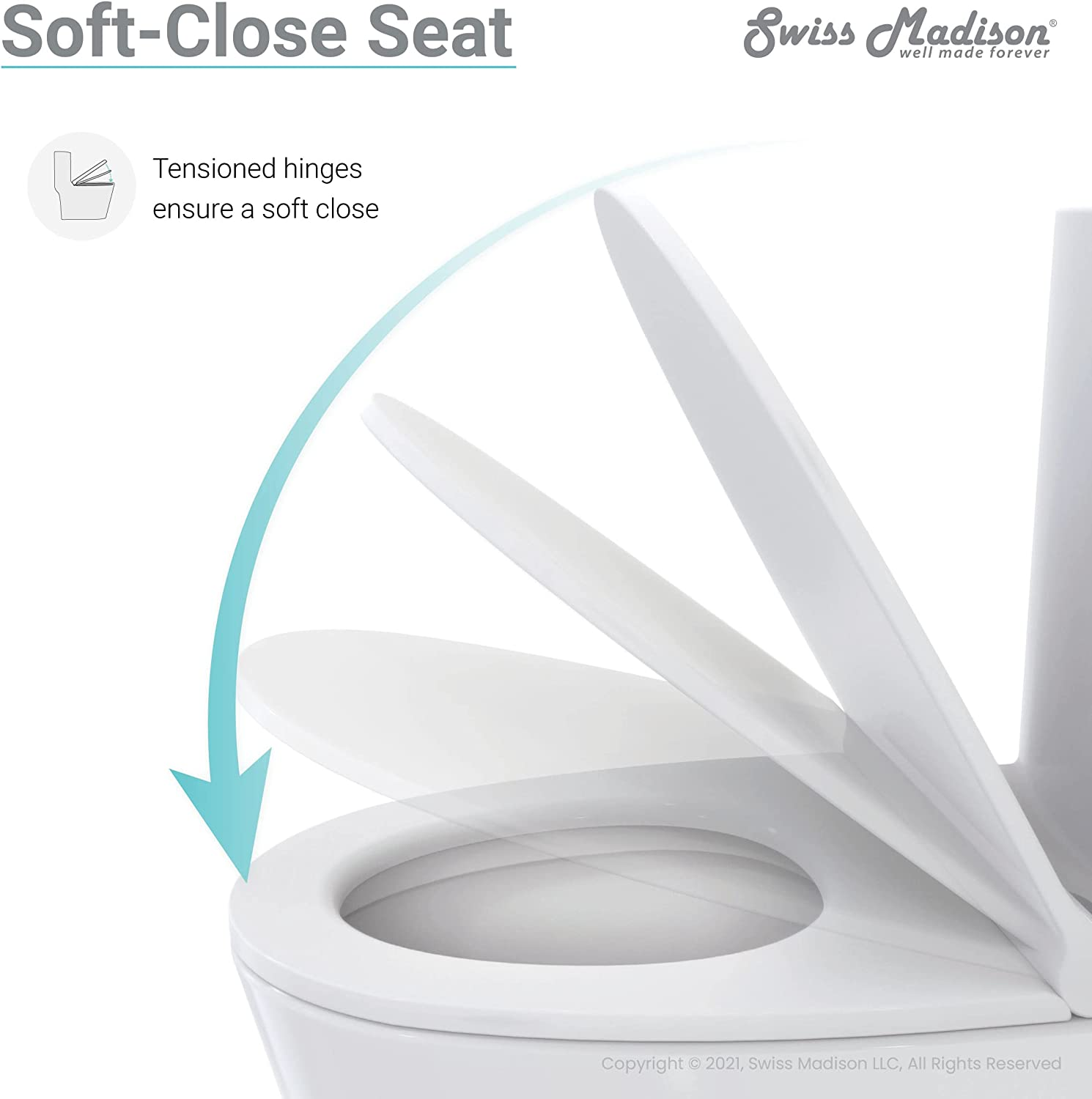 St. Tropez One-Piece Elongated Toilet Side Flush 1.28 gpf