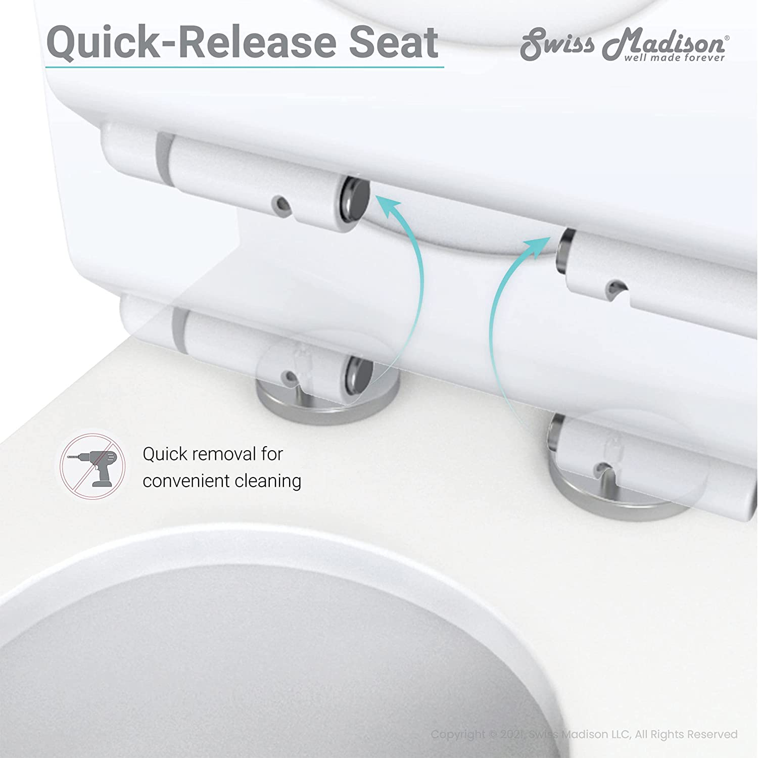 St. Tropez One-Piece Elongated Toilet Side Flush 1.28 gpf