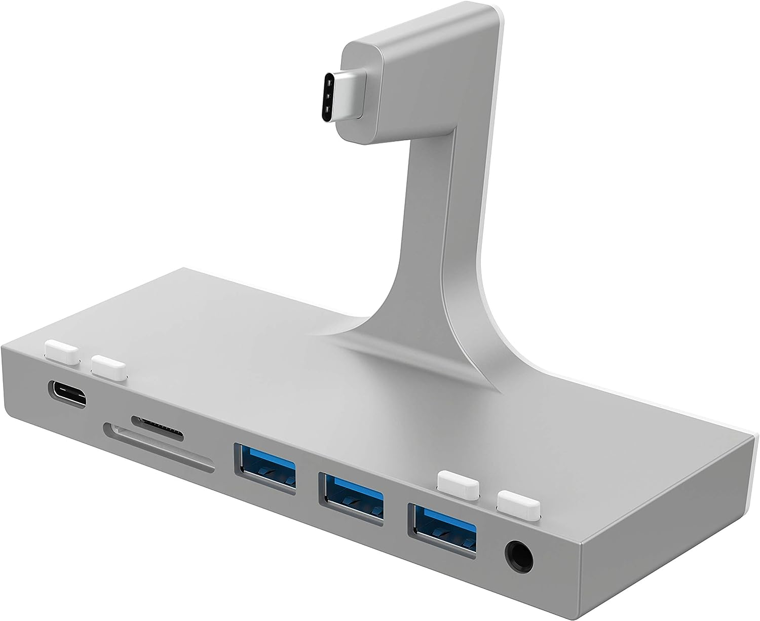 SABRENT Multi Port iMac Hub with Front Access USB Ports, SD/Micro SD Card Reader, 3.5mm Headphone Jack and Rear HDMI 2.0 Output (iMac 2017 to 2020) (HB-SIMC)