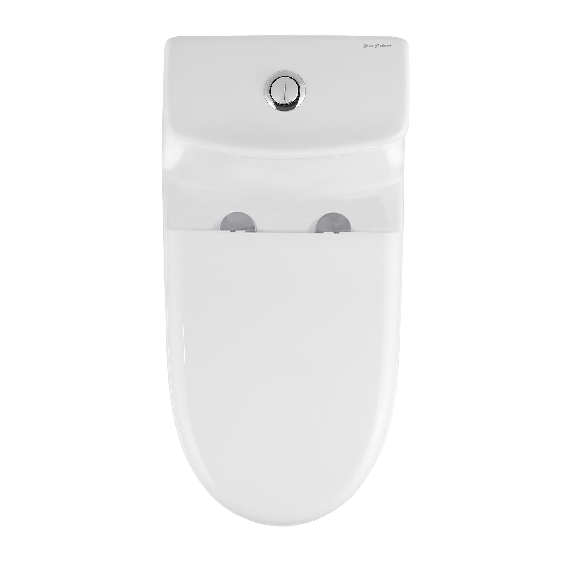 Ivy One-Piece Elongated Toilet Vortex Dual-Flush 1.1/1.6 gpf