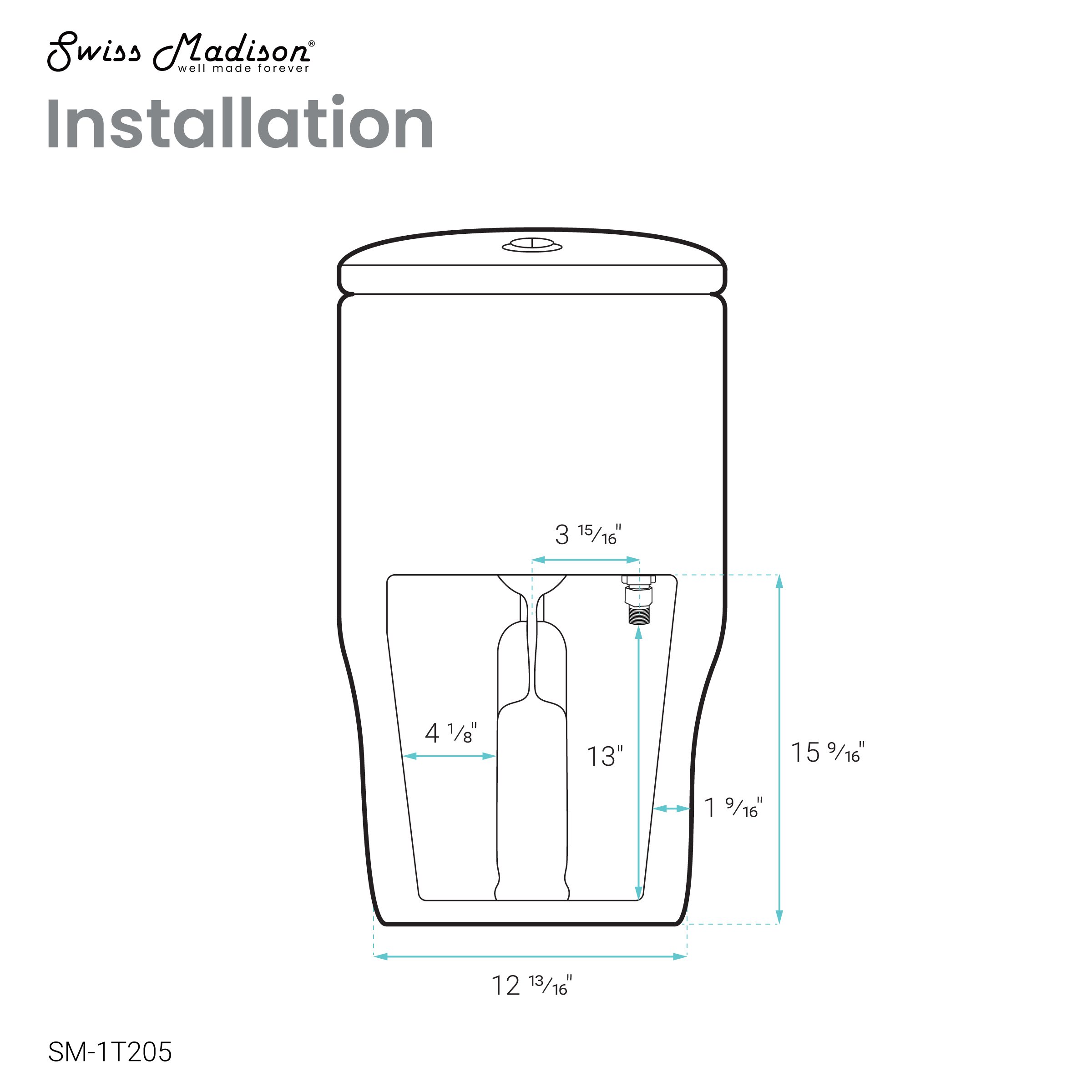 Sublime One-Piece Elongated Toilet Dual-Flush 1.1/1.6 gpf