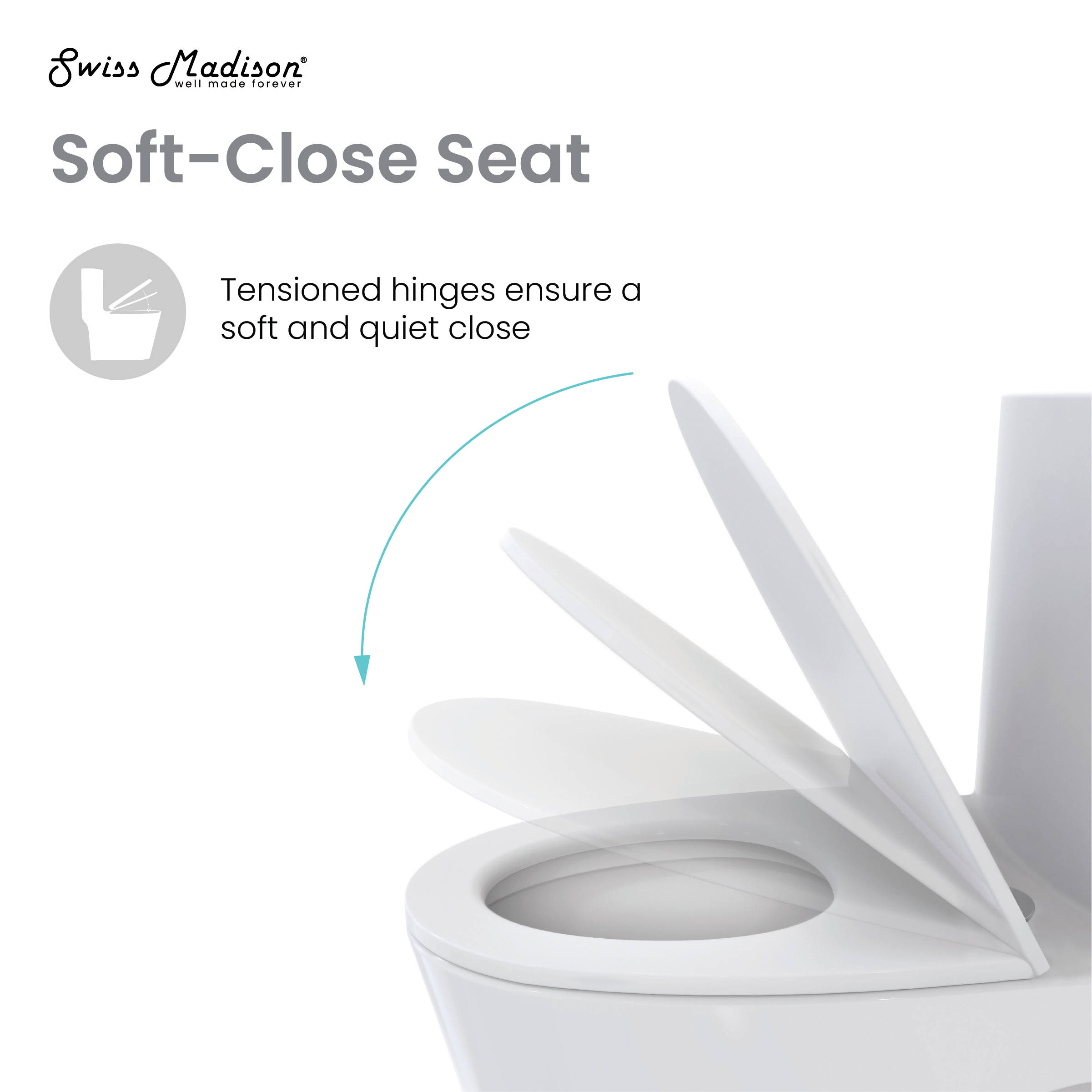 St. Tropez One-Piece Elongated Toilet Side Flush 1.28 gpf