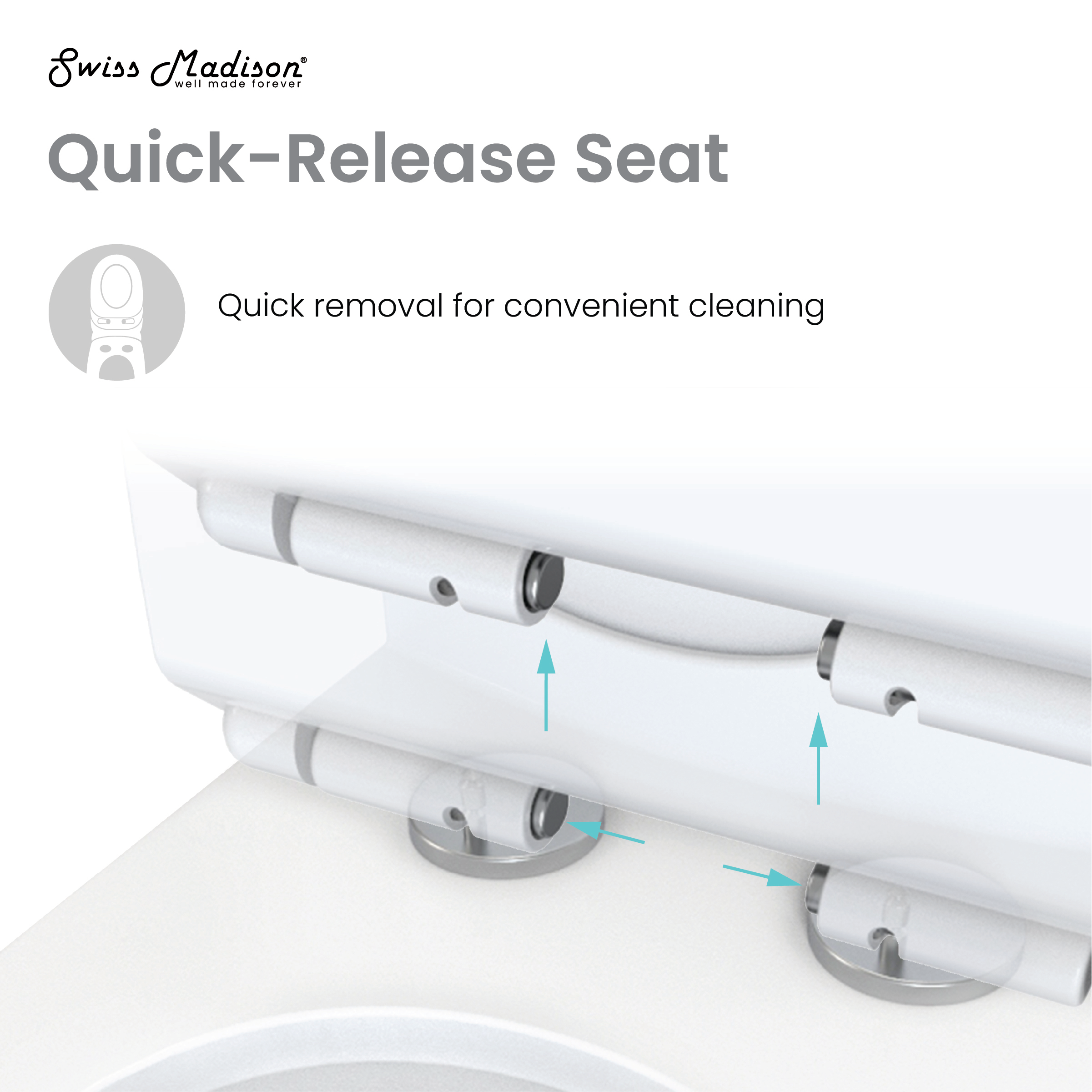 St. Tropez One-Piece Elongated Toilet Side Flush 1.28 gpf