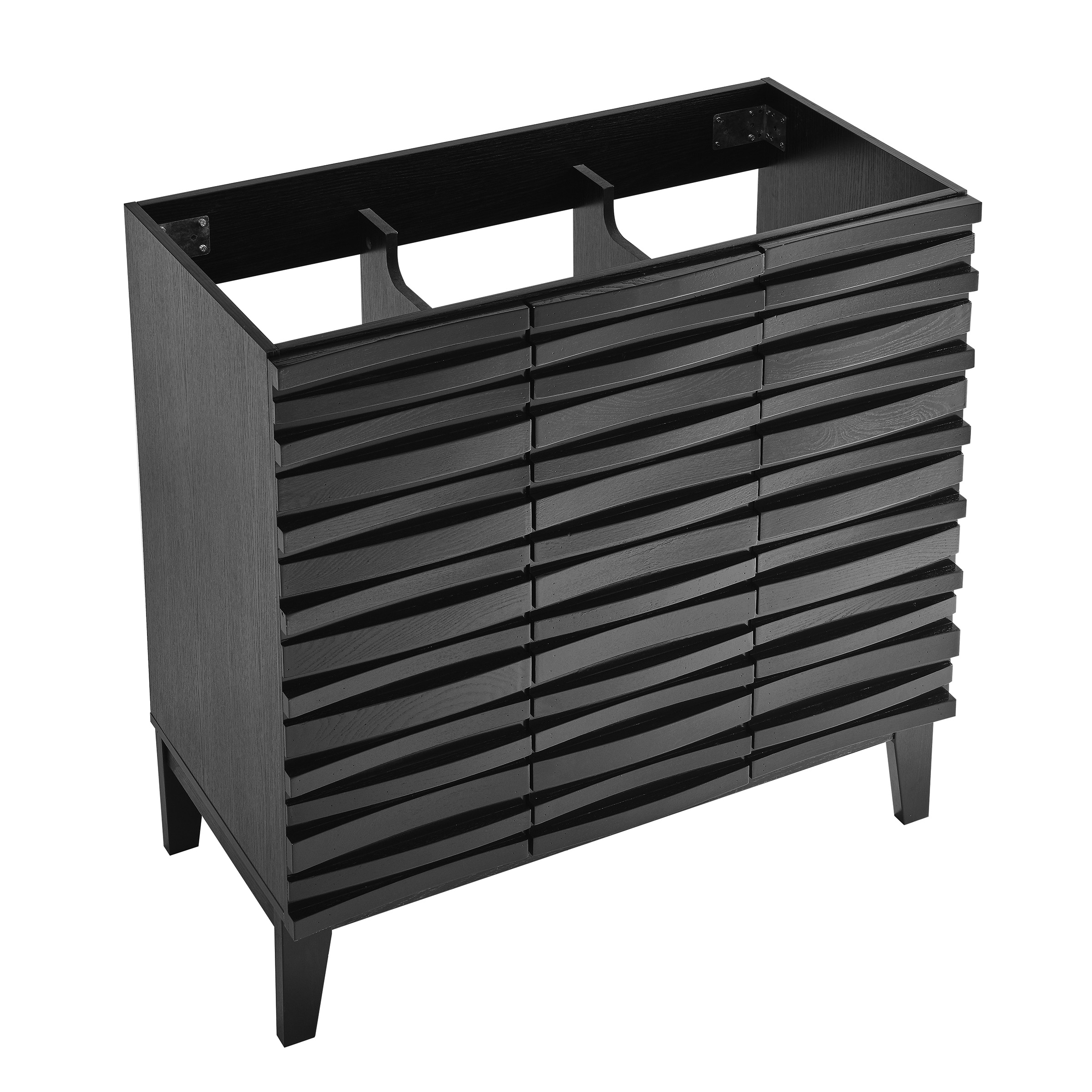 Cascade 36" Bathroom Vanity in Black Cabinet Only