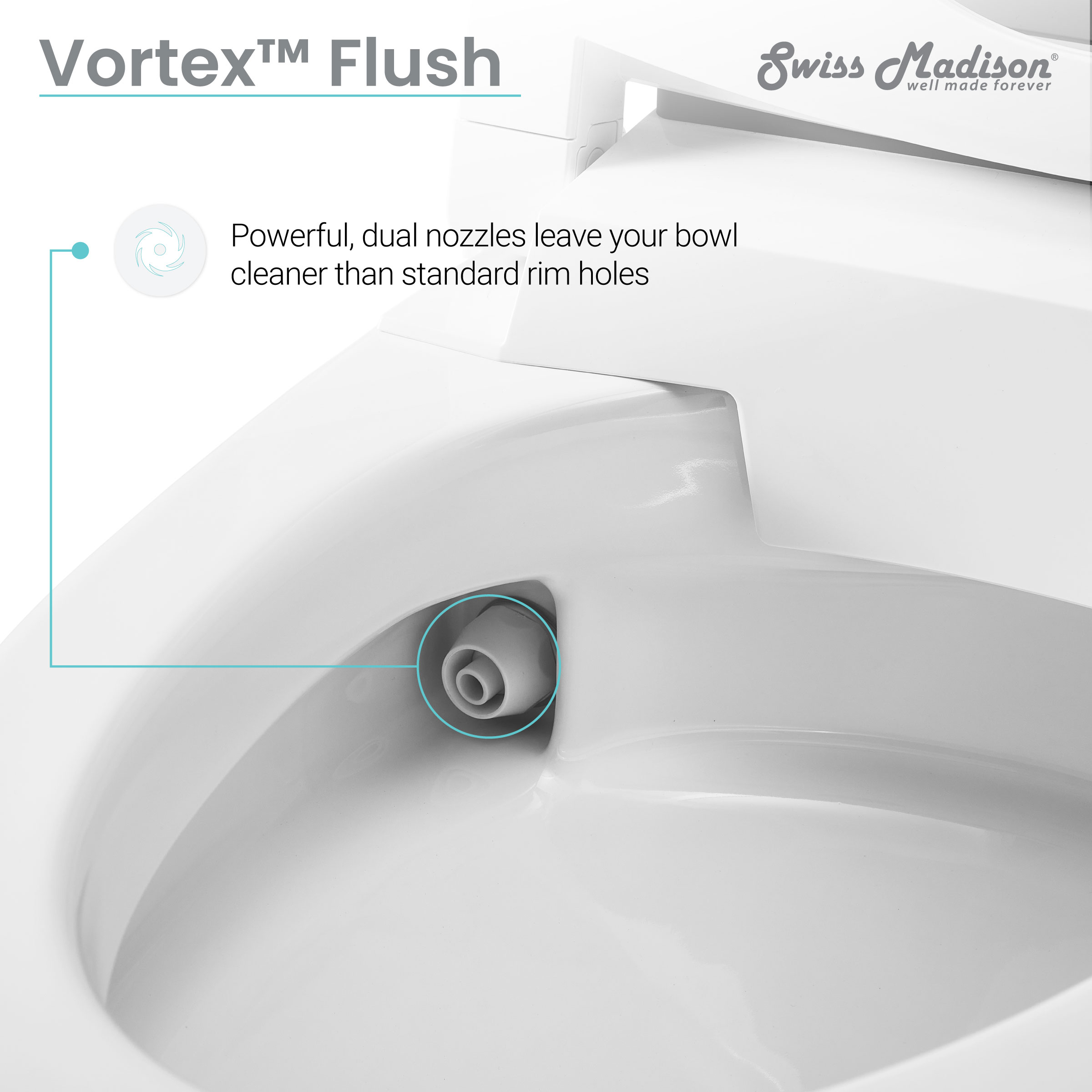 Hugo Smart Tankless Elongated Toilet, Touchless Vortexâ¢ Dual-Flush 1.1/1.6 gpf