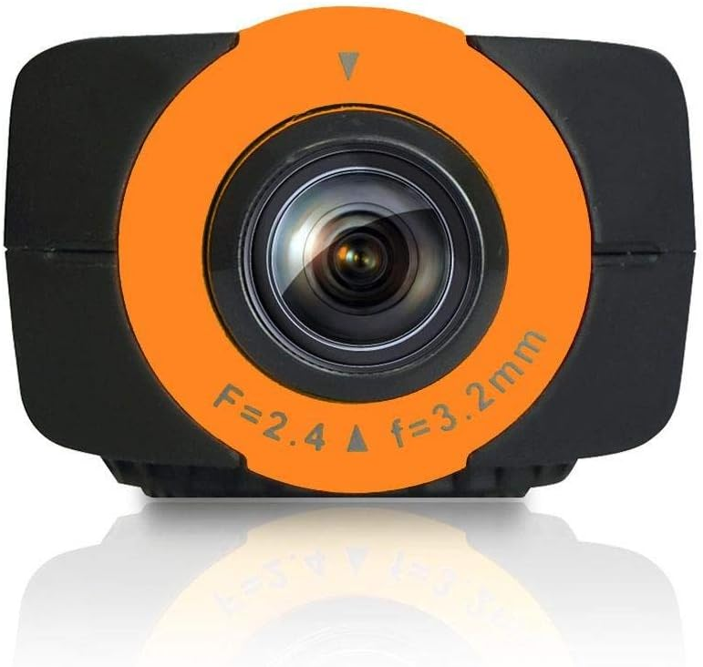 Ryder Sports HD Action Camera - 1080P Mini Camcorder 16MP Anti Shaking Cam GPS Tracking 1.5 Screen USB SD Card HDMI Battery - Waterproof Case Remote Handlebar Helmet Mount - GearPro GDV786GOR (Orange)