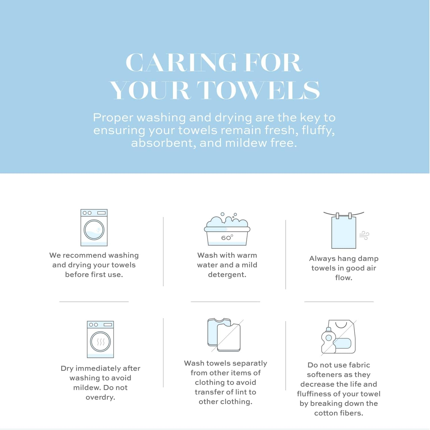 White Classic Luxury Aqua Bath Towel Set - Hotel Soft Cotton 2/Bath 2/Hand 4/Wash - 8 Piece