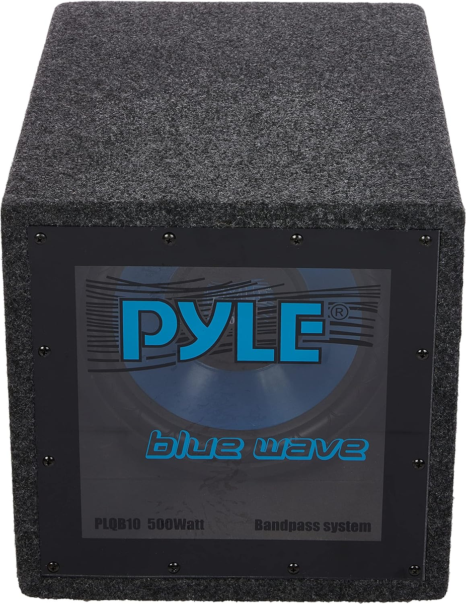 Pyle Plqb10 10-inch 500w Bandpass Blue 10 INCH 500W FERRITE BASS