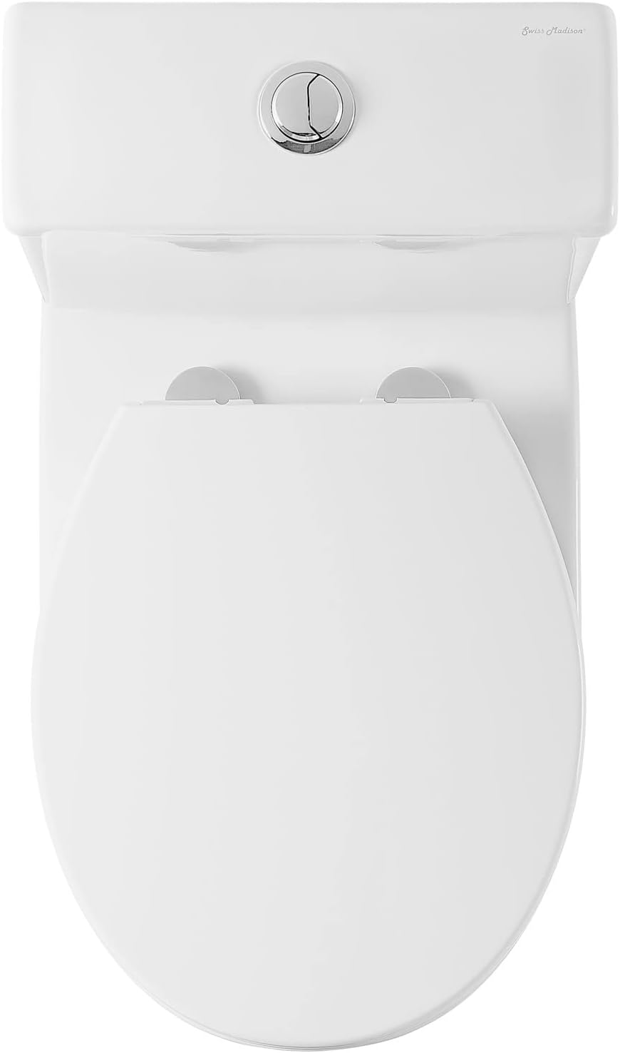 Swiss Madison Well Made Forever SM-2T257 Two Piece Toilet, Glossy White