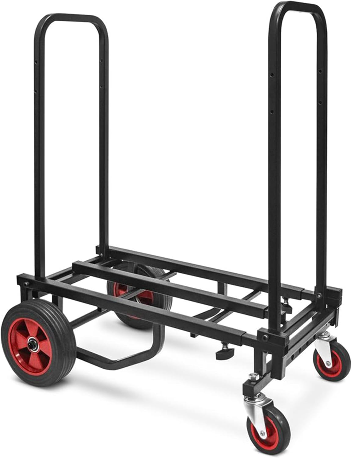 Adjustable Professional Equipment Cart: Compact 8-in-1 folding multi-cart, hand truck, dolly, and platform cart, extends from 27.52'' to 44.25''