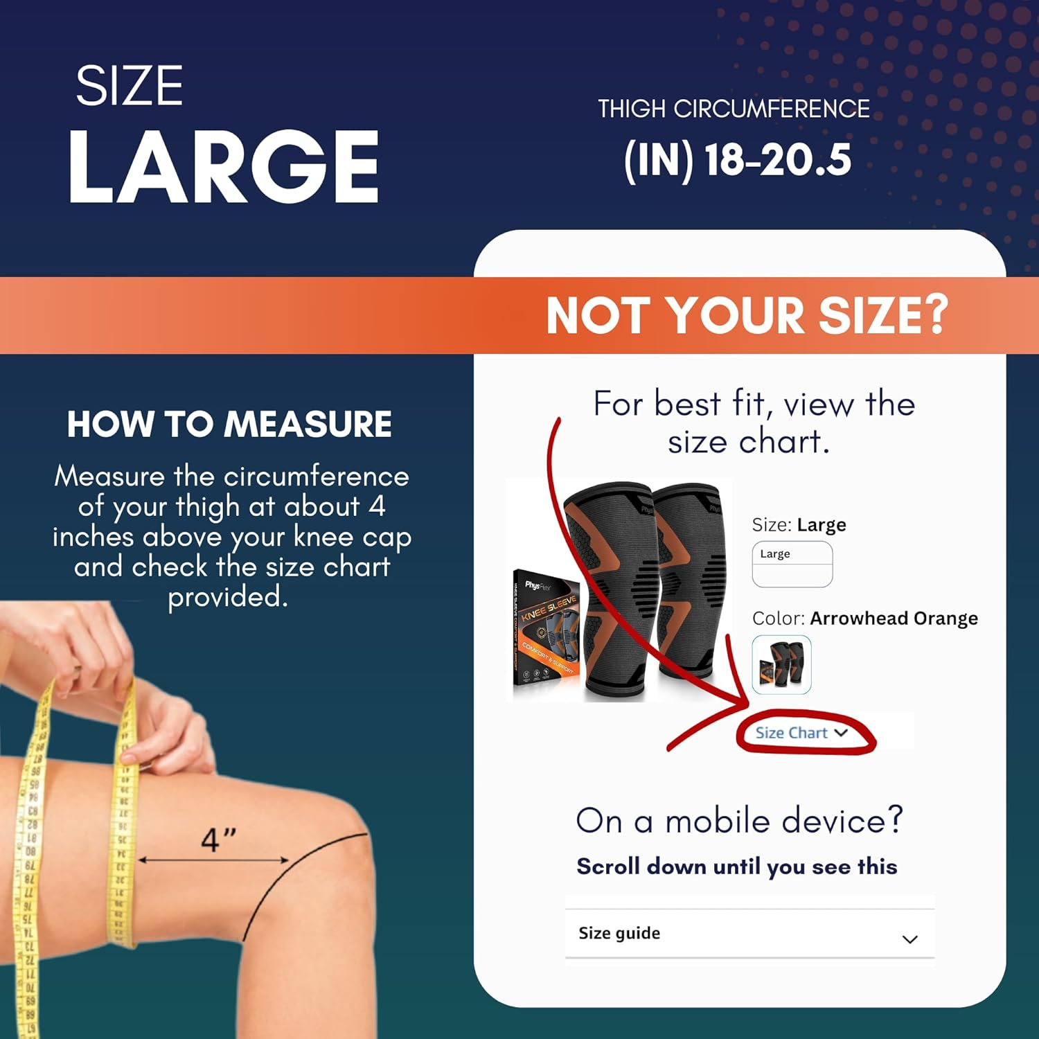 Knee Brace for Pain Relief – 2-Pack Knee Sleeves for Men and Women – Support for Weightlifting, Gym, Workouts, Volleyball, Meniscus Tears, ACL Injuries, and Arthritis