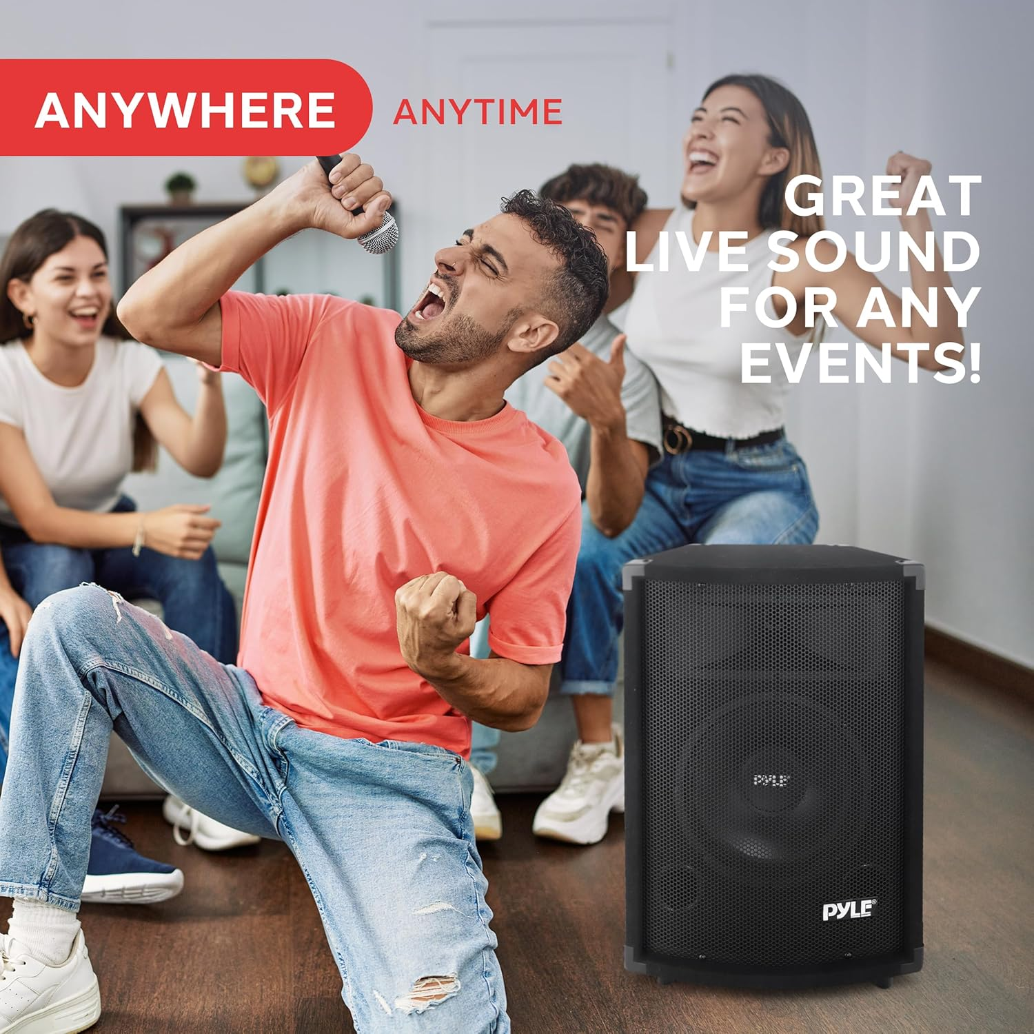 PYLE-PRO PADH1079 - 500 Watt 10'' Two-Way Speaker Cabinet