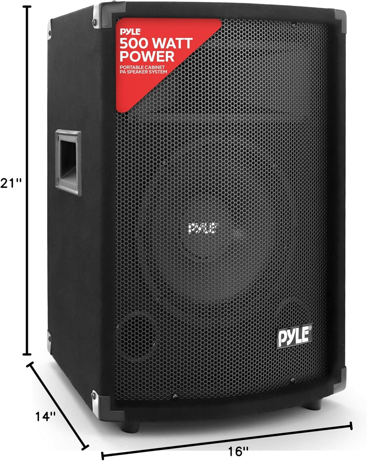 PYLE-PRO PADH1079 - 500 Watt 10'' Two-Way Speaker Cabinet