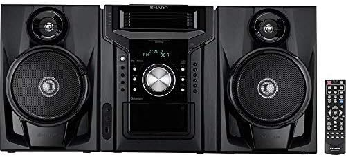 Sharp  5-Disc Mini Shelf Speaker System, Bluetooth, 350W (CD-BH950)