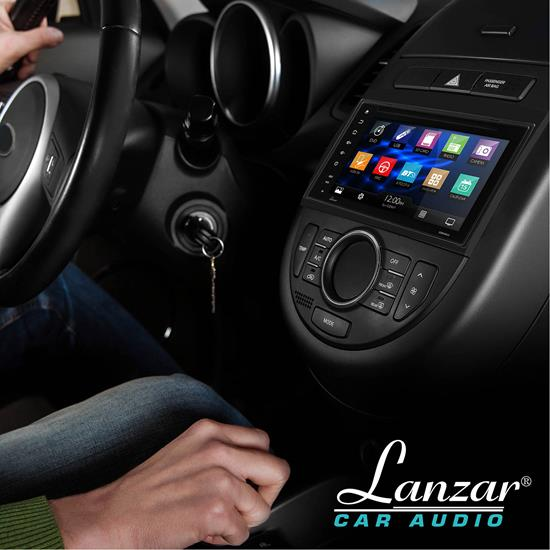 Lanzar Android Bluetooth Car Receiver, 6.5" HD Touchscreen, Bluetooth/WIFI, GPS, (SDAND620)