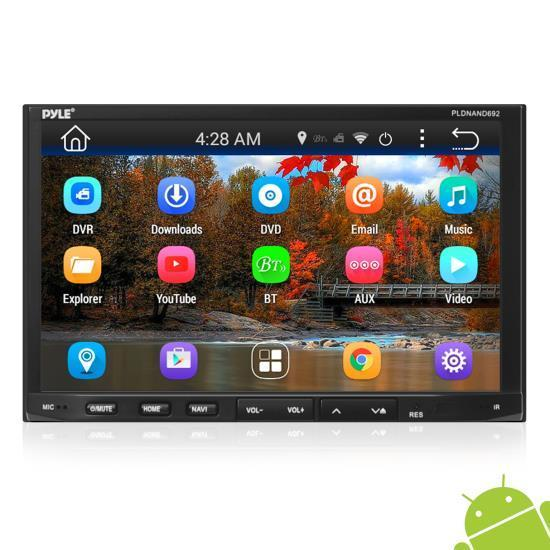 Pyle Android Tablet, 7'' Touchscreen Display, Wi-Fi Web Browsing HD 1080p Support, Device Mirroring Ability (PLDNAND692)