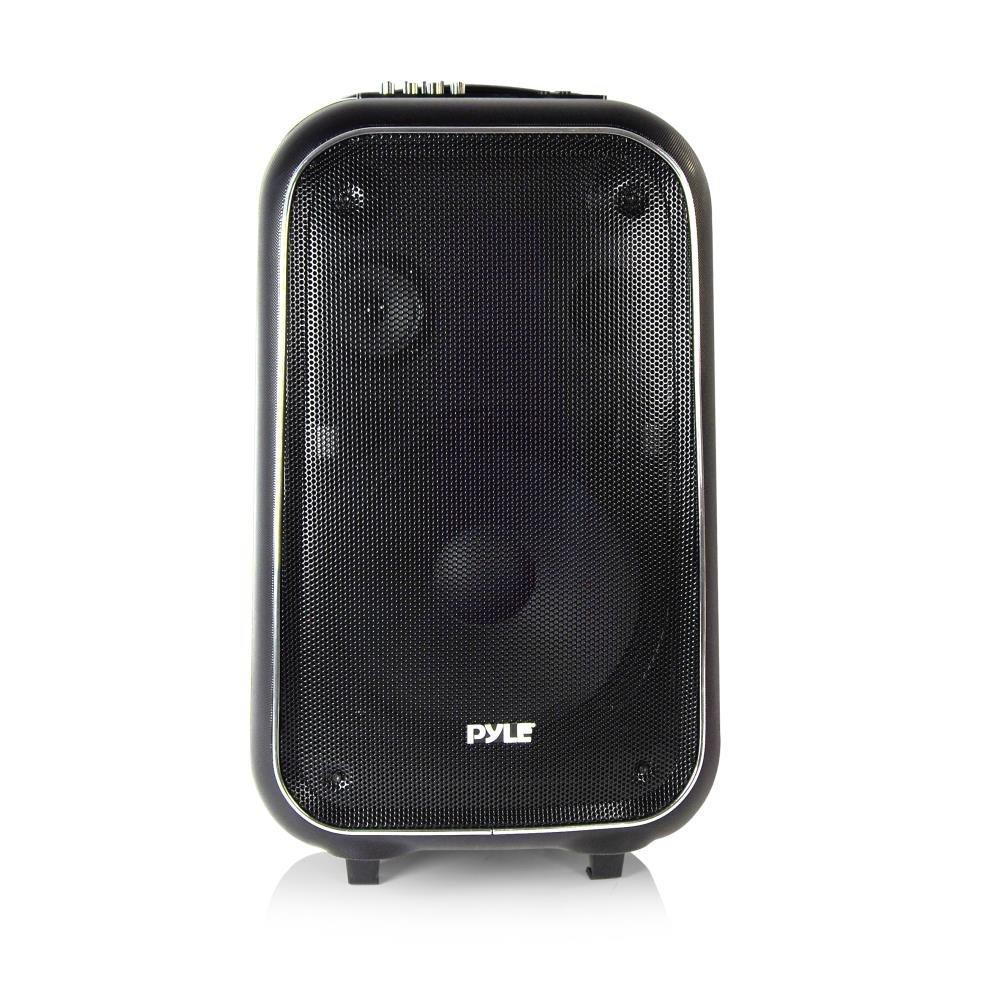 Pyle Portable Bluetooth Stereo Loudspeaker, Wireless Handheld Mic, Beltpack Transmitter, Headset Mic, (PWMA1225BT)