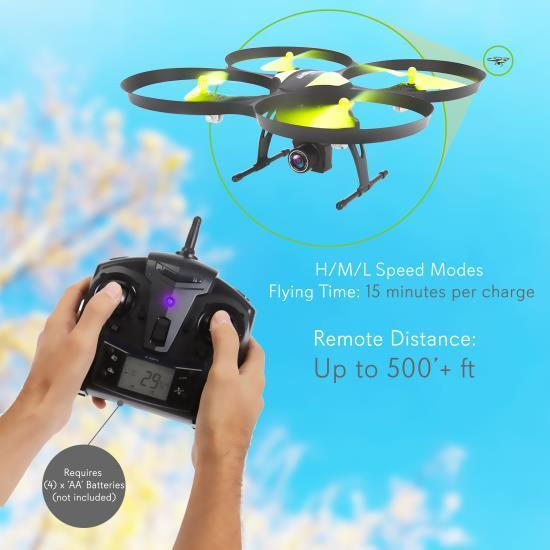 SereneLife RC Drone, HD Camera + Video Recording (SLRD40)
